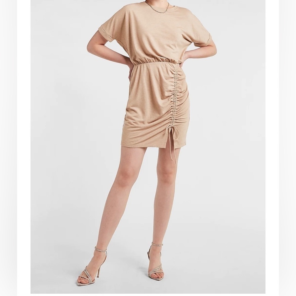 Express Tan Mini Dress Size S NWT